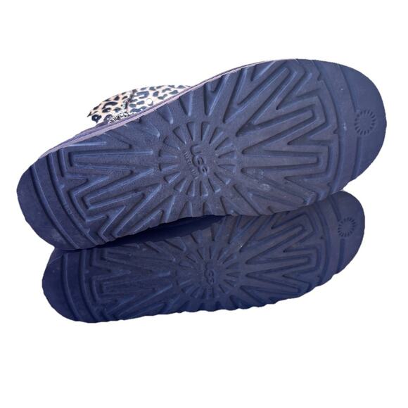 UGG Womens Sz 7 Cheetah Animal Print Pony Hair Boots 1002790 Classic Short II - Picture 7 of 7